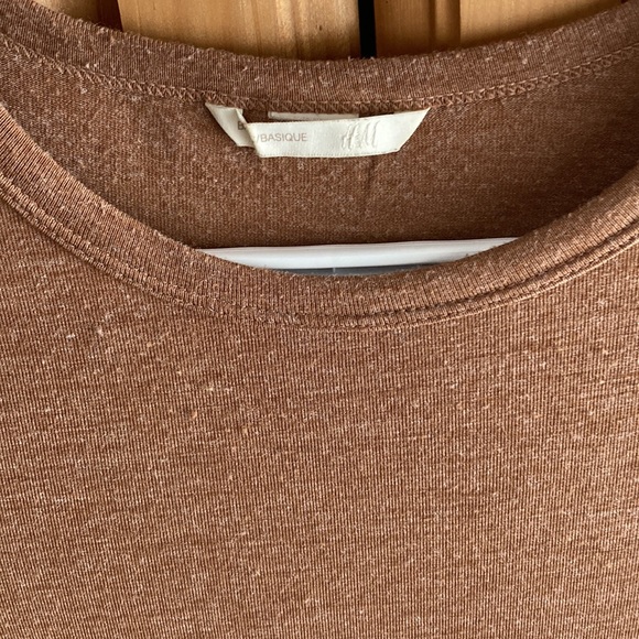 H&M Basics BodyCon Rust Brown Dress - Picture 2 of 8